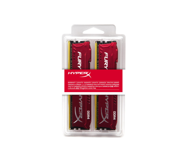 HYPERX DDR4 Fury 16GB(2*8GB)/ 2933 CL17 1Rx8 Czerwona - 1443317 - zdjęcie 5